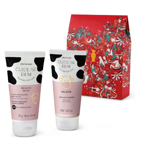 Kit Presente Natal Cuide-se Bem Deleite (2 itens) #progressiva