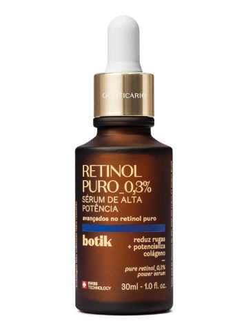 Sérum Facial de Alta Potência Botik Retinol Puro 30ml #progressiva