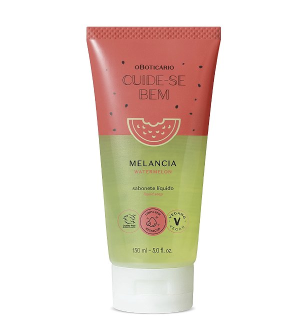 Sabonete Líquido Corporal Melancia Cuide-se Bem Feira 150ml #progressiva