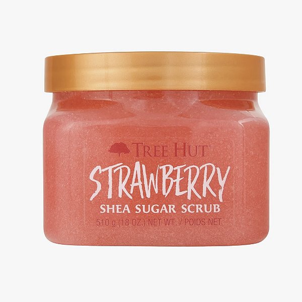 Esfoliante Corporal Strawberry Shea Sugar Scrub Tree Hut 510gr