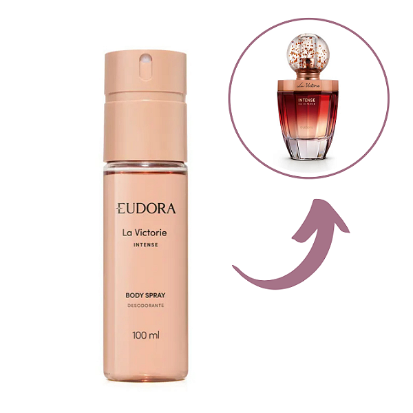 Body Spray Corporal Eudora 100ml #lançamento
