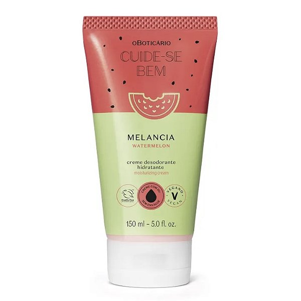 Creme Desodorante Hidratante Corporal Cuide-se Bem Melancia 150ml #progressiva