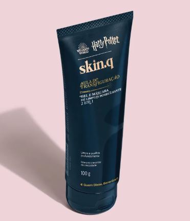 Gel e Máscara de Limpeza Borbulhante 2 em1 Skin q. Harry Potter Aula de transfiguração 100g #harrypotter