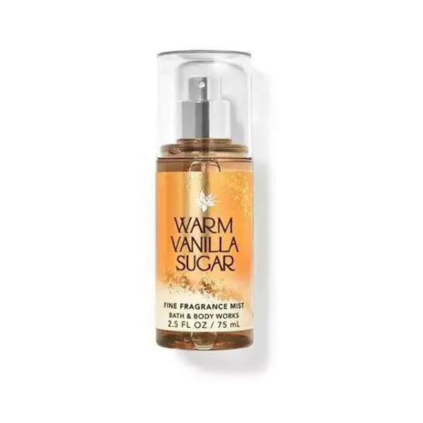Miniatura Body Splash Warm Vanilla Sugar Bath & Body Works 75ml #progressiva