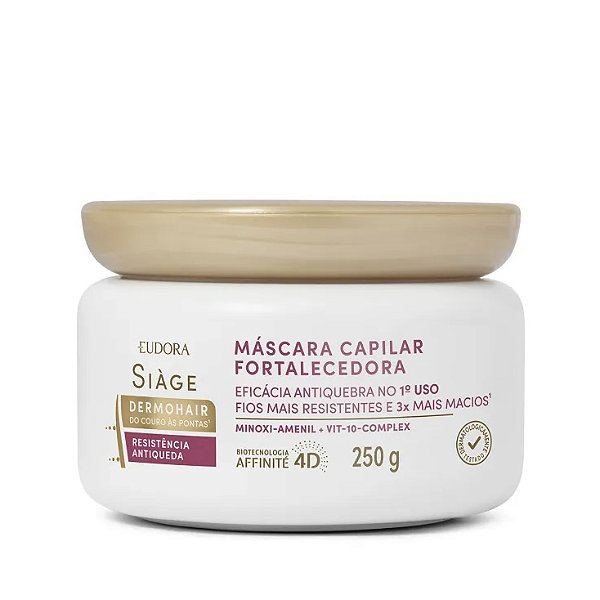 Máscara Capilar Siàge Dermo Hair Resistência Antiqueda 250g #progressiva