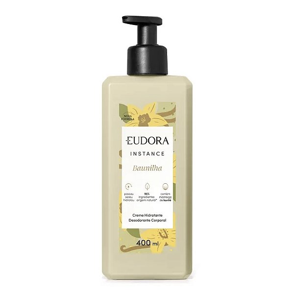 Creme Hidratante Desodorante Corporal Instance Baunilha 400ml #progressiva