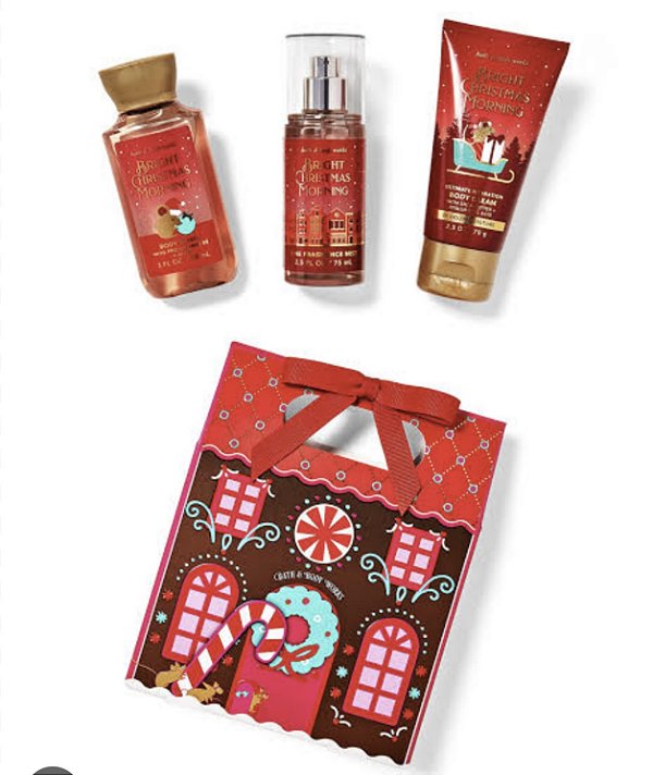 Gift Set Bright Christmas Morning (3 itens) #progressiva