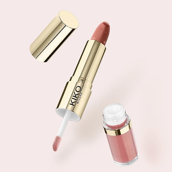 Kiko Milano Duo Lipstick & Gloss Merry Mauve #importado #progressiva