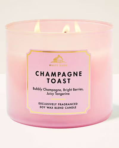 Vela Aromática 3 Pavios Champagne Toast Bath & Body Works #importado