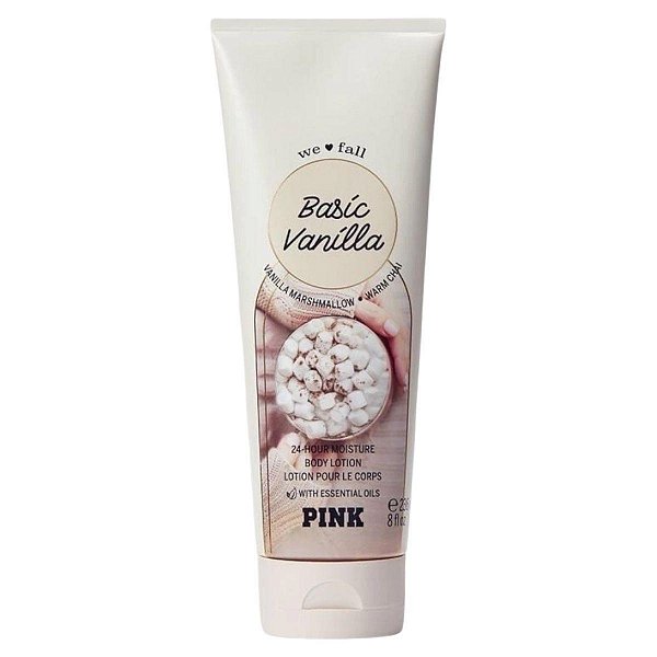 Loção Corporal Victoria's Secret Pink Basíc Vanilla #progressiva