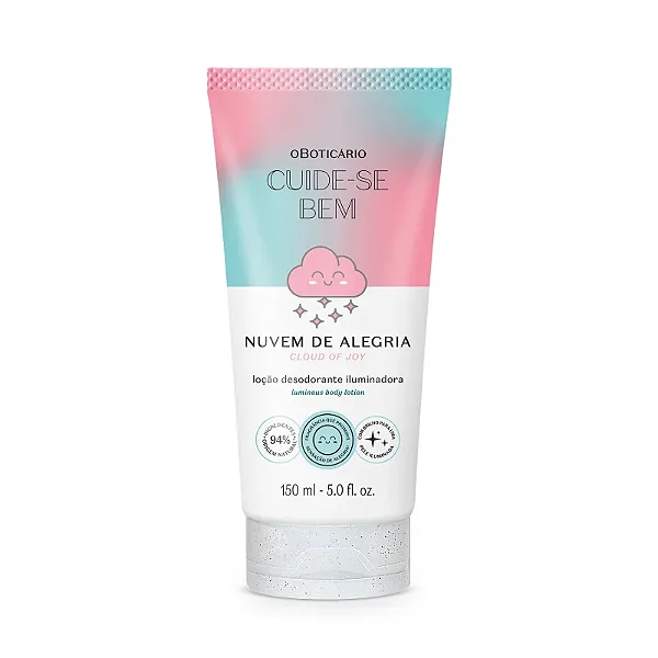 Loção Desodorante Corporal Iluminadora Cuide-se Bem Nuvem de Alegria 150ml #progressiva