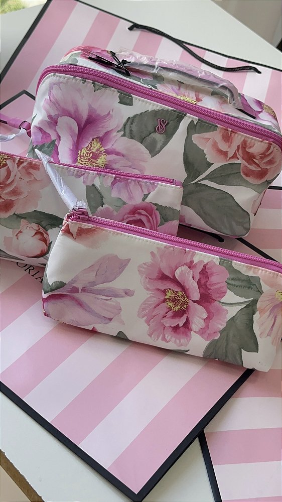 Necessaire Victoria’s Secret para Viagem (3 peças) #progressiva