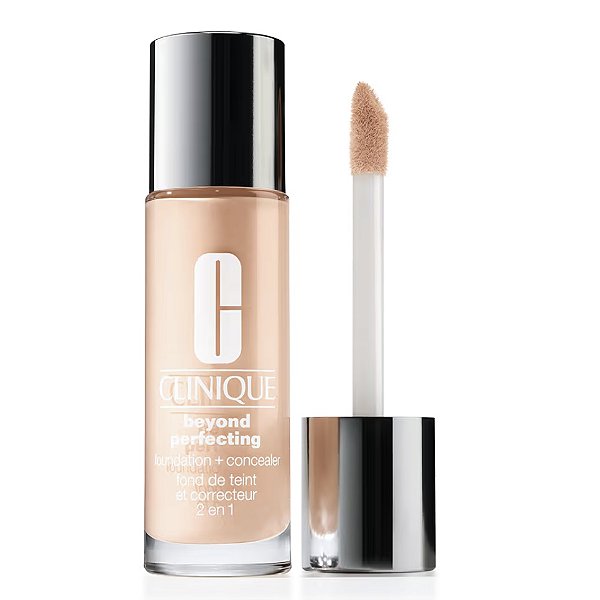 Base + Corretivo de Alta Cobertura Beyond Perfecting CN28 Ivory Clinique #progressiva