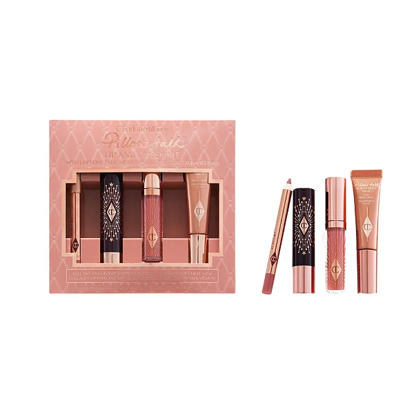 Charlotte Tilbury Pillow Talk Iconic Lip and Cheek Secrets Set #progressiva