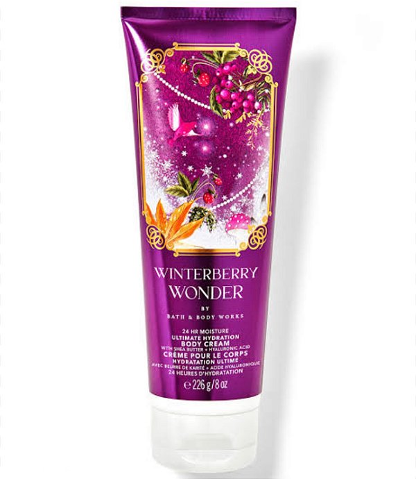Creme Hidratante Corporal Winterberry Wonder Bath & Body Works 236ml #importado #progressiva
