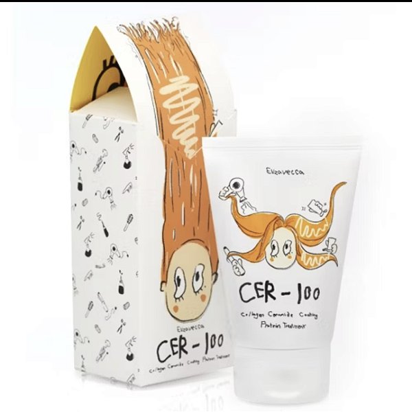 Elizaveca Máscara Capilar Cer-100 Collagen Coating Hair Protein 100ml #coreano #progressiva