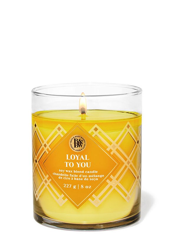 Vela Aromática 1 Pavio Loyal to You Bath & Body Works #importado #progressiva