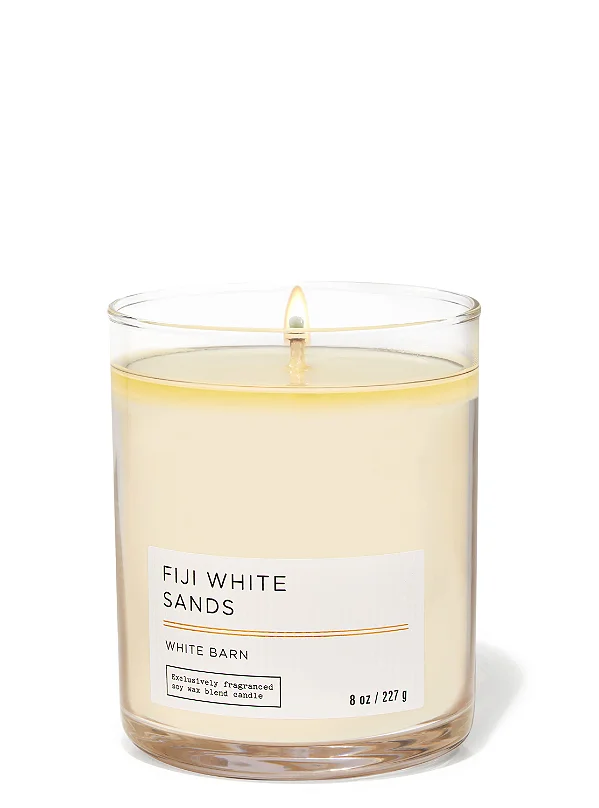 Vela Aromática 1 Pavio Fiji White Sands Bath & Body Works #progressiva