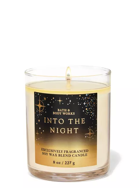 Vela aromática 1 pavio Into The Night Bath & Body Works 227g #importado #progressiva