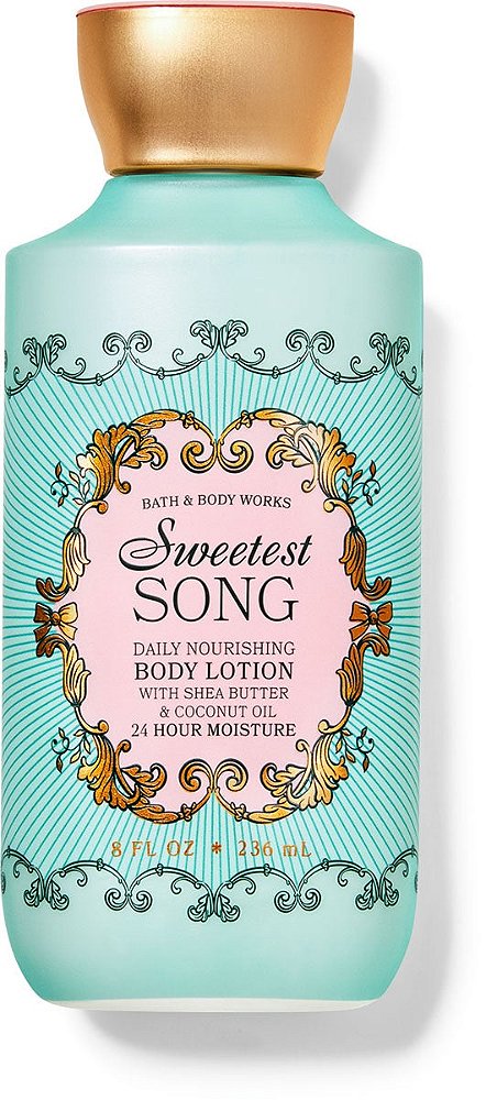 Loção Hidratante Sweetest Song Bath & Body Works 236ml
