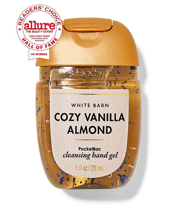 Álcool em Gel Para Mãos Cozy Vanilla Almond Bath & Body Works 29ml