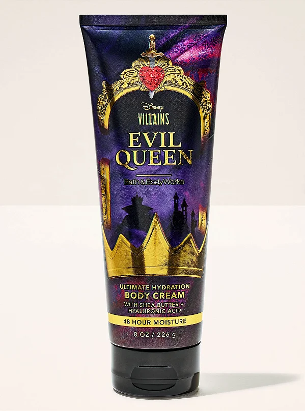 Creme Hidratante Corporal Evill Queen Bath & Body Works 226ml #importado #vilãs