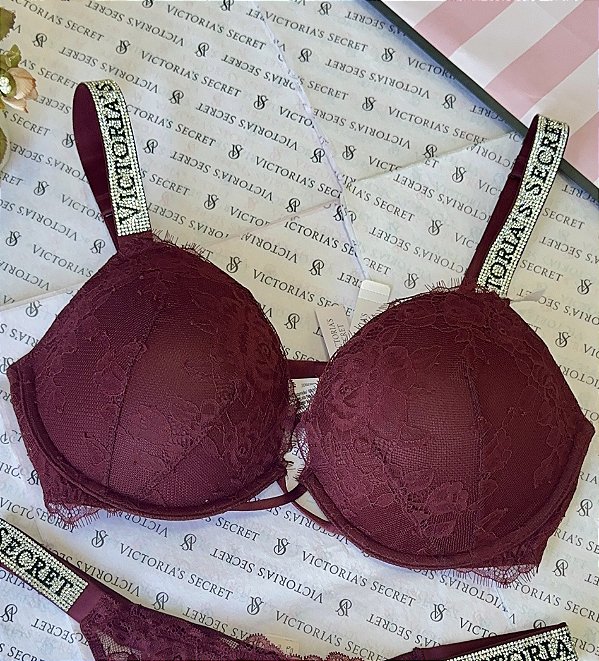 Sutiã Renda Vermelho Very Sexy Victoria’s Secret