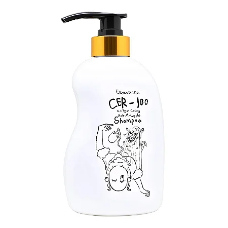 Elizavecca CER-100 Shampoo com Revestimento de Colágeno - 500ml
