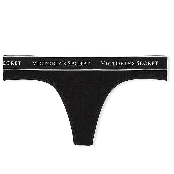 Calcinha Fio Dental em Algodão Preta