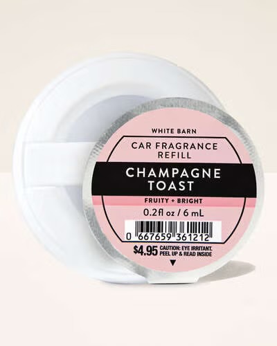 Refil Aromatizando Para O Carro Champagne Toast Bath & Body Works.