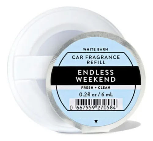 Refil Aromatizando Para O Carro Endless Weekend Bath & Body Works.