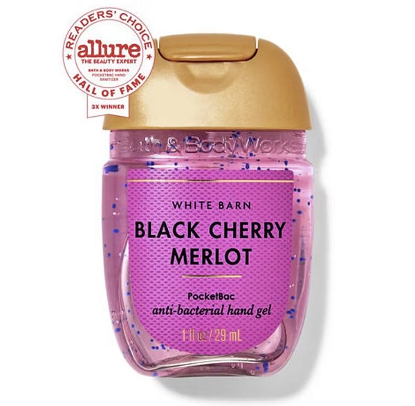 Álcool em Gel Para Mãos Black Cherry Merlot Bath & Body Works 29ml