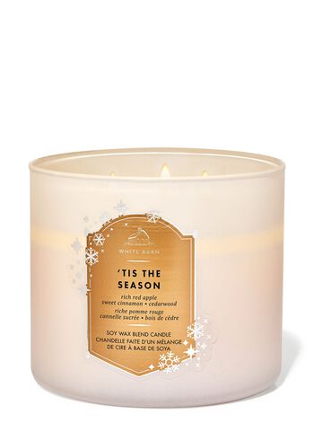 Vela Aromática 3 pavio ‘Tis The Season Bath & Body Works #Natal
