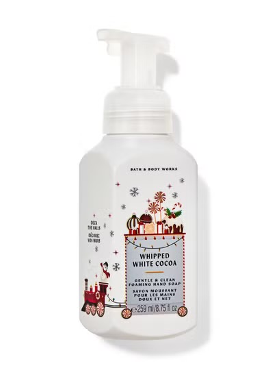 Sabonete em Espuma para Mãos Whipped White Cocoa Bah & Body Works #importado #Natal
