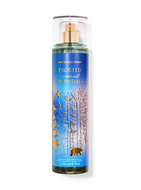 Body Splash Frosted Coconut Snowball Bath & Body Works