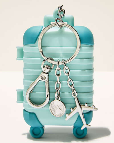 Porta Álcool em Gel Mala de Viagem Verde Água Bath & Body Works