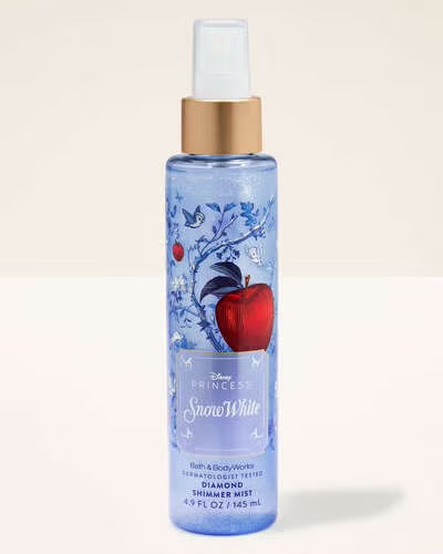 Body Splash Shimmer Branca de Neve Bath & Body Works 236ml #princesas
