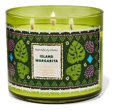Vela Aromática 3 Pavios Island Margarita Bath & Body Works