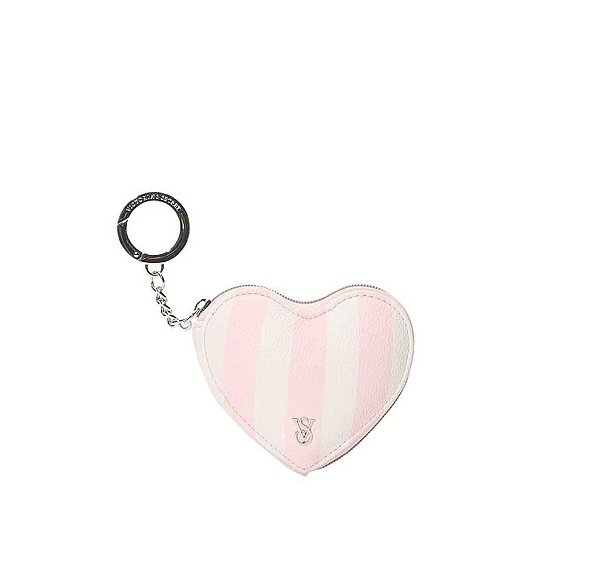 Porta Moeda de Coração Rosa Victoria´s Secret #importado