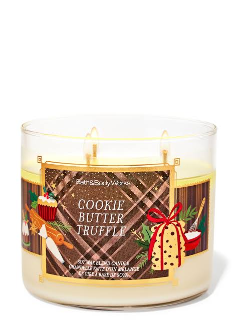 Vela Aromática 3 pavios Cookie Butter Truffle Bath & Body Works