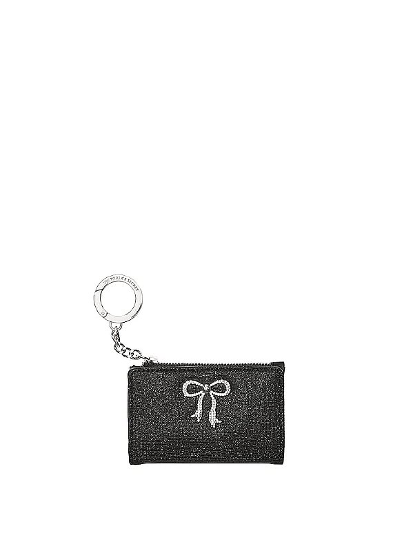 Porta Cartão Preto Laço Victoria’s Secret