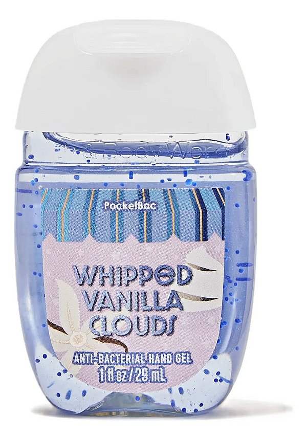 Alcool em Gel Whipped Vanilla Clouds Bath & Body Works