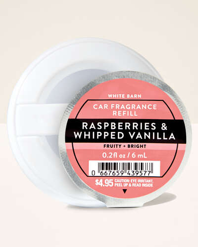Refil Para suporte de carro Raspberries & Whipped Vanilla Bath & Body Works