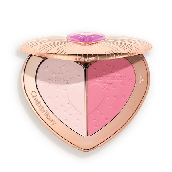 Blush Beauty Soulsmates Face Palette Charlotte Tilbury Cor Flawless Pink