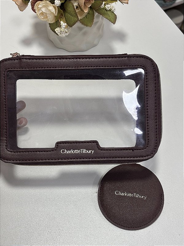 Necessaire + Espelho Charlotte Tilbury (2 itens)