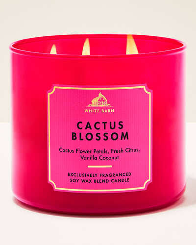 Vela Aromática 3 pavios Cactus Blossom Bath & Body Works