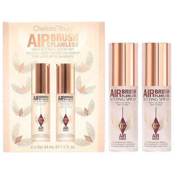 Charlotte Tilbury Mini Airbrush Flawless Setting Spray Duo Gift Set