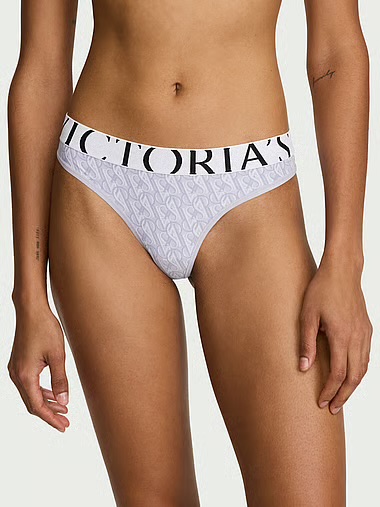 Calcinha Azul Logo Victoria’s Secret