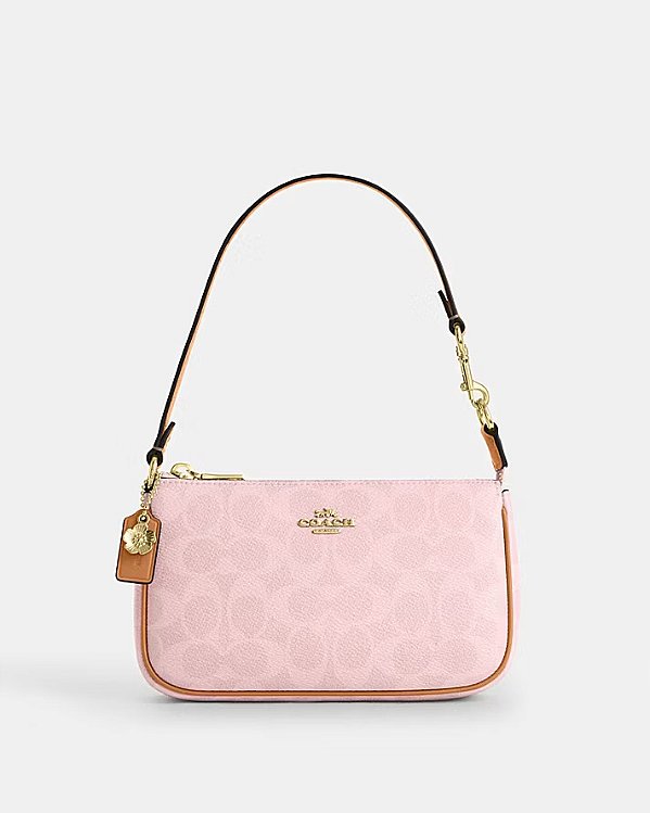 COACH Bolsa Canva 19 Rosa