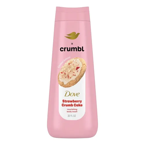 Dove Crumbl Strawberry Crumb Cake Sabonete Liquido 592ml